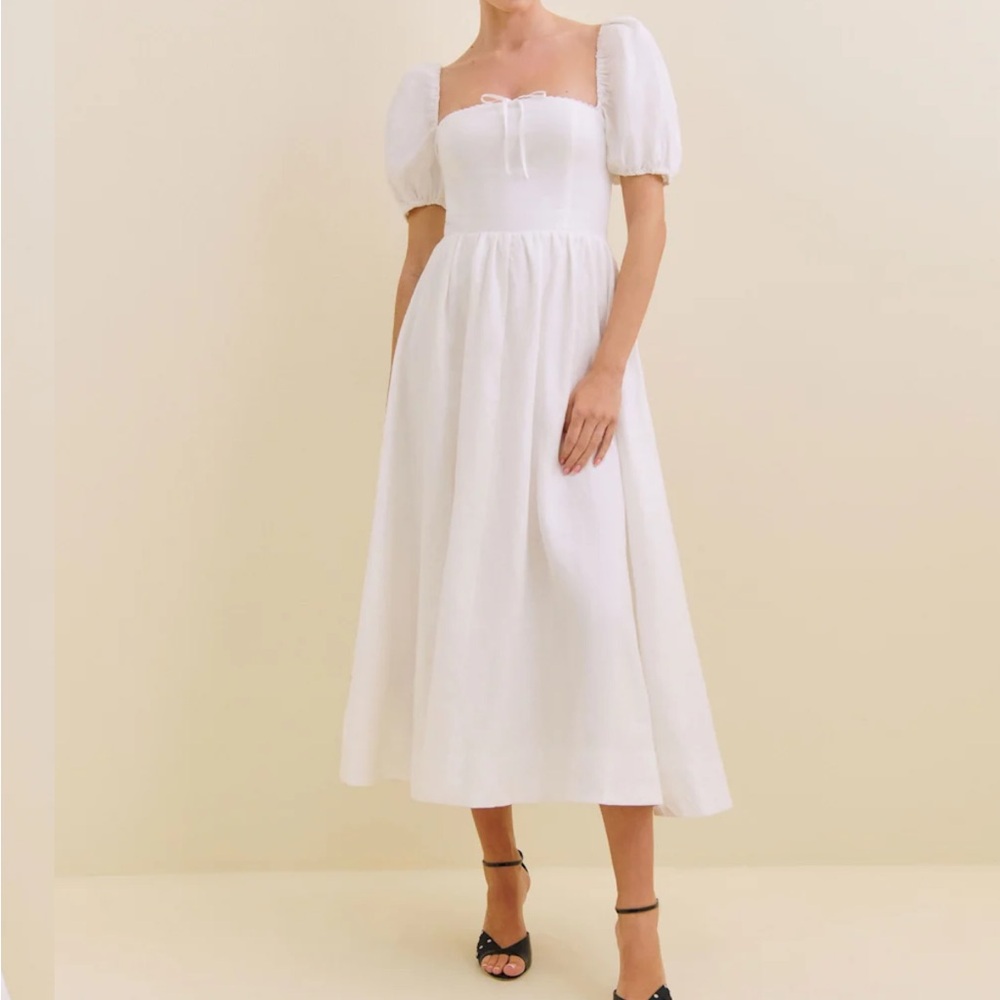 Reformation Marella Linen Dress